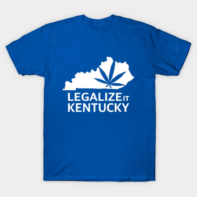 Legalize it Kentucky T-Shirt by cannabijoy